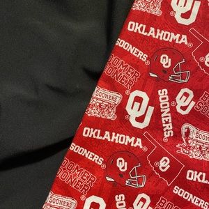 Cotton face mask, OU Sooners